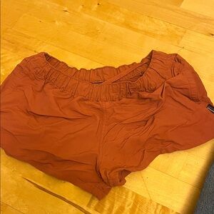 Patagonia Women's Athletic Shorts in Rust